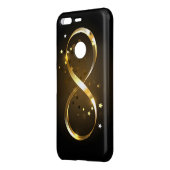 Golden Infinity Symbol Uncommon Google Pixel Case (Back/Left)