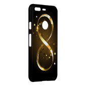 Golden Infinity Symbol Uncommon Google Pixel Case (Back/Right)