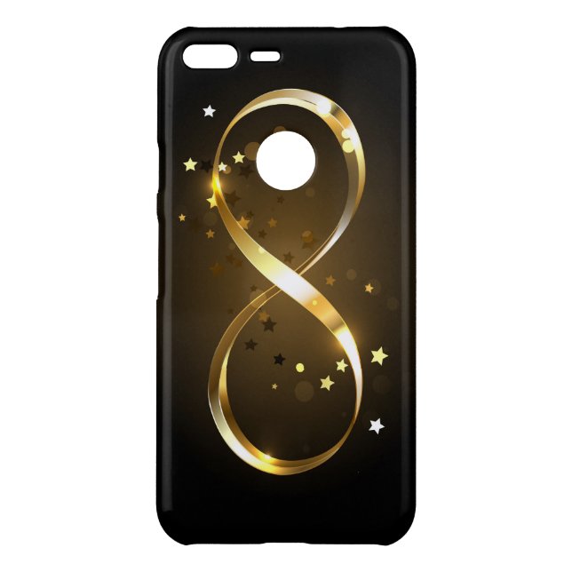 Golden Infinity Symbol Uncommon Google Pixel XL Case (Back)