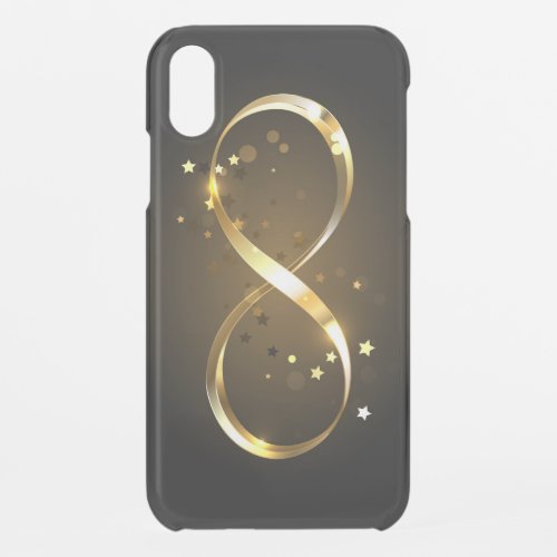 Golden Infinity Symbol iPhone XR Case