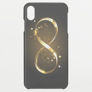 Golden Infinity Symbol iPhone XS Max Case