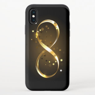 Golden Infinity Symbol iPhone X Slider Case