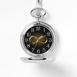 Golden Infinity Symbol Watch