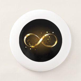 Golden Infinity Symbol Wham-O Frisbee