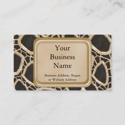 Golden Interwebs Business Card Templates