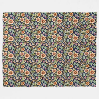 Golden Islamic Style Flowers