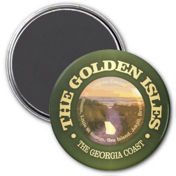 Golden Isles (c) Magnet by NativeSon01 at Zazzle