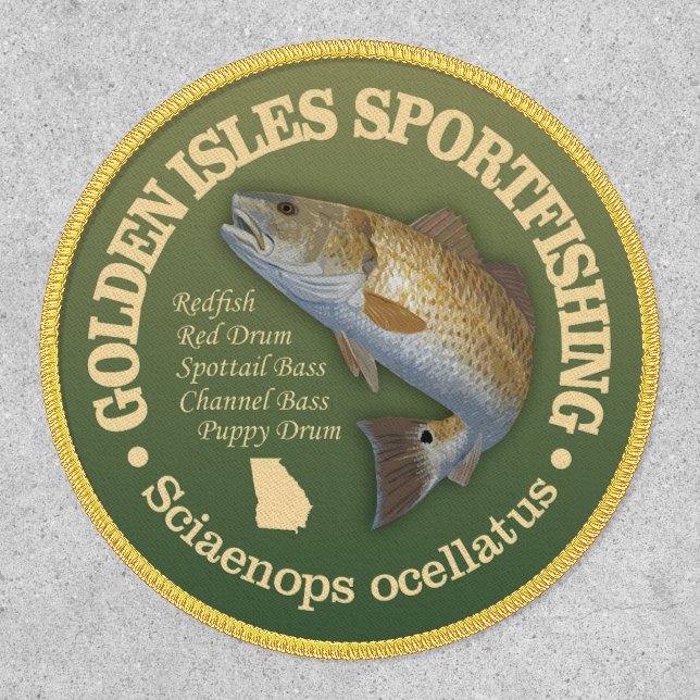 Golden Isles (redfish) Patch (Front)