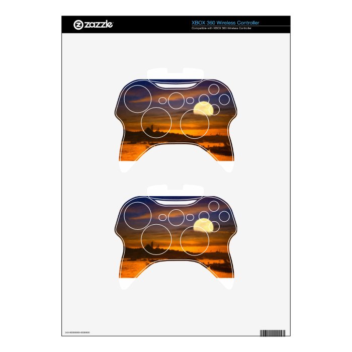 golden istanbul art xbox 360 controller skin