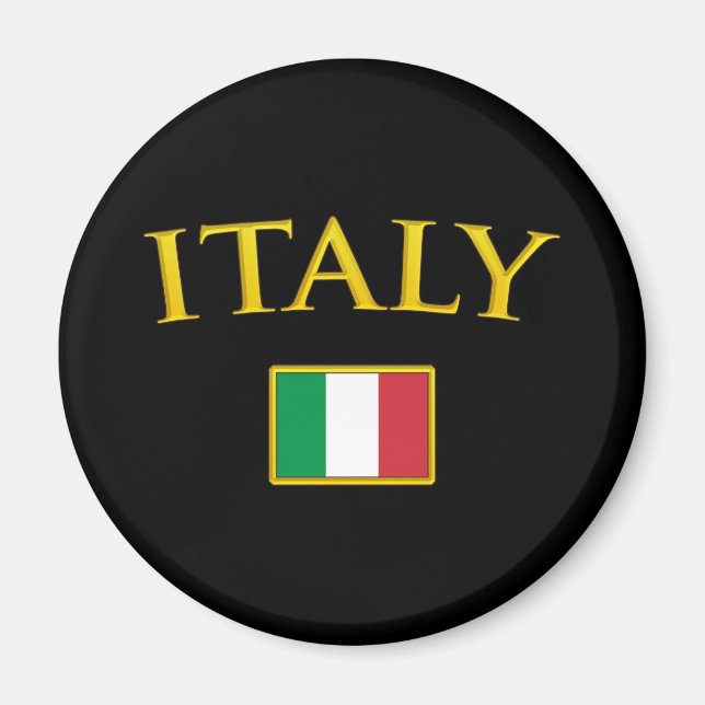 Golden Italy Magnet (Front)