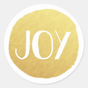 Golden Joy Holiday Sticker