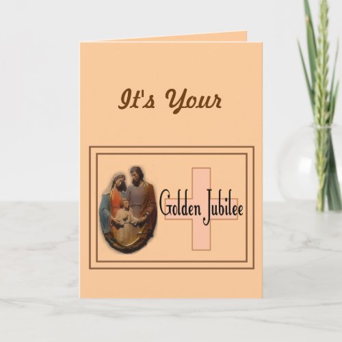 Golden Jubilee Gifts for Nuns Card