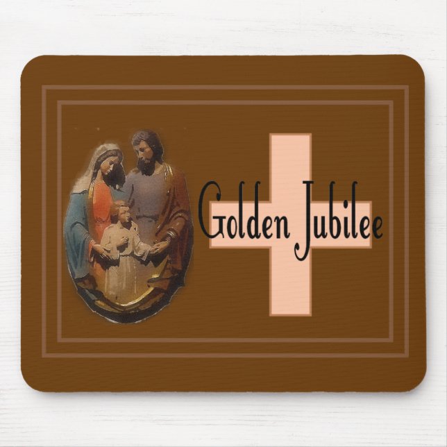 Golden Jubilee Gifts for Nuns Mouse Pad (Front)