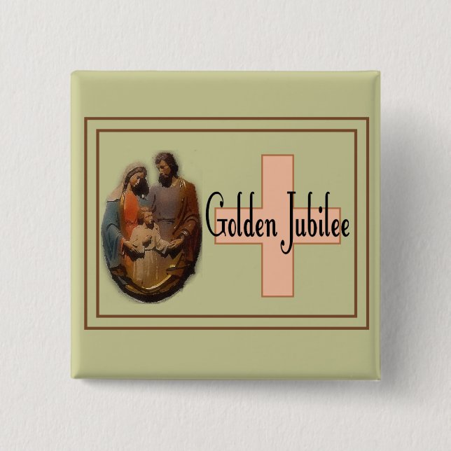 Golden Jubilee Gifts for Nuns Pinback Button (Front)