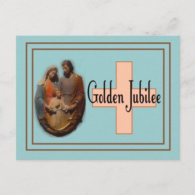 Golden Jubilee Gifts for Nuns Postcard (Front)