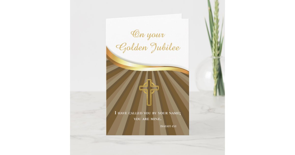 golden jubilee invitation cards for religious