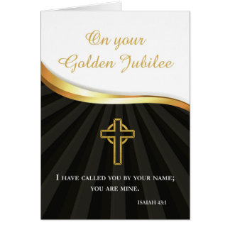 Golden Jubilee of Religious Life, 50 Year Annivers Card