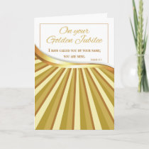 Golden Jubilee of Religious Life, 50 Year Annivers Card