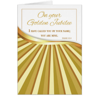Golden Jubilee of Religious Life, 50 Year Annivers Card