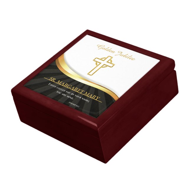 Golden Jubilee of Religious Life, 50 Year Jewelry Box (Side)