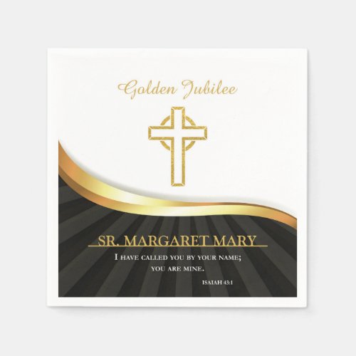 Golden Jubilee of Religious Life 50 Year Paper Napkins
