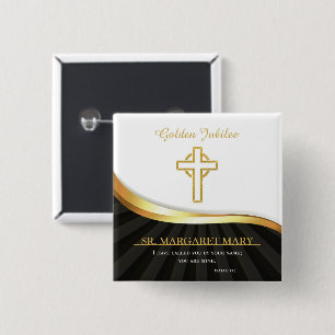 Golden Jubilee of Religious Life, 50 Year Pinback Button