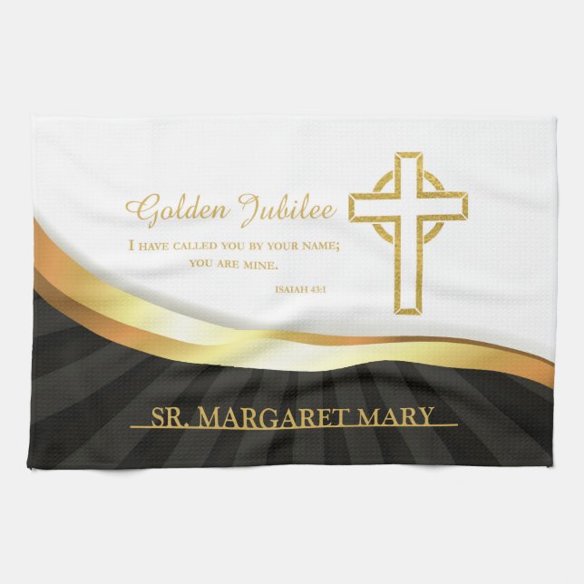 Golden Jubilee of Religious Life, 50 Year Towel (Horizontal)