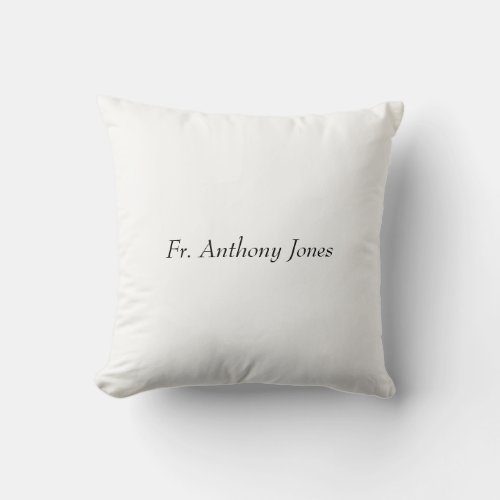 Golden Jubilee Religious Life Cross Candle Throw Pillow