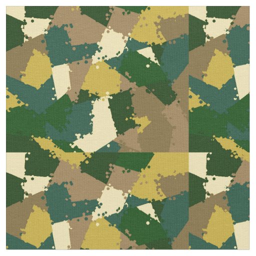 Golden Jungle Camo Fabric
