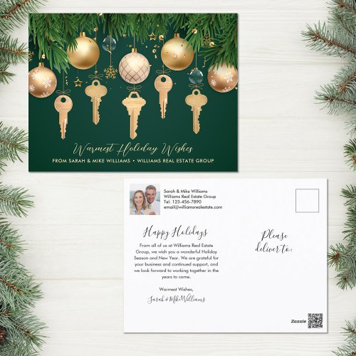 Golden Keys Real Estate Christmas Card