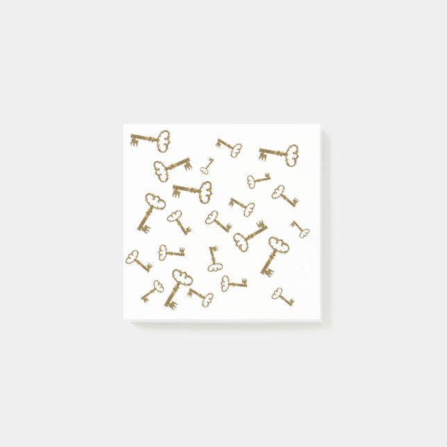 Golden keys, vintage keys Note (Front)