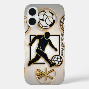 "Golden Kickoff" iPhone 16 Case