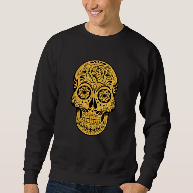 Golden King Skull Sweatshirt (Front)