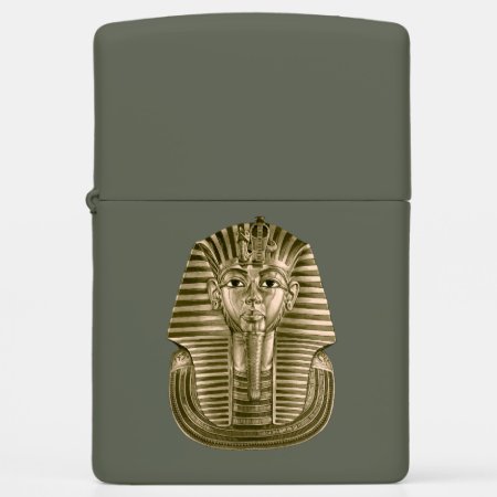 Golden King Tut Zippo Pocket Lighter