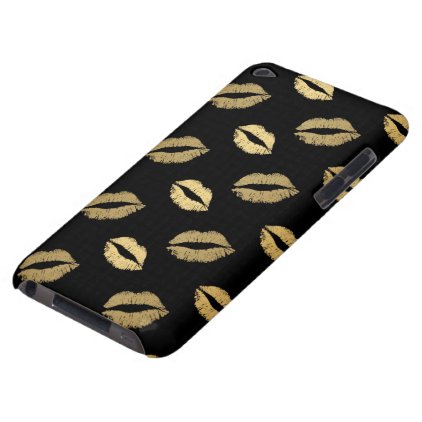 Golden kisses barely there iPod case