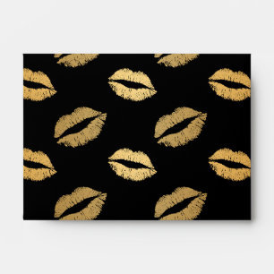 Golden kisses envelope
