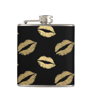 Golden kisses flask