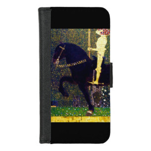 Golden Knight, Gustav Klimt iPhone 8/7 Wallet Case