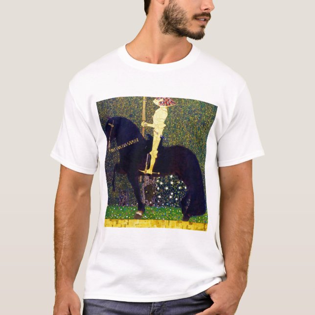 Golden Knight, Gustav Klimt T-Shirt (Front)