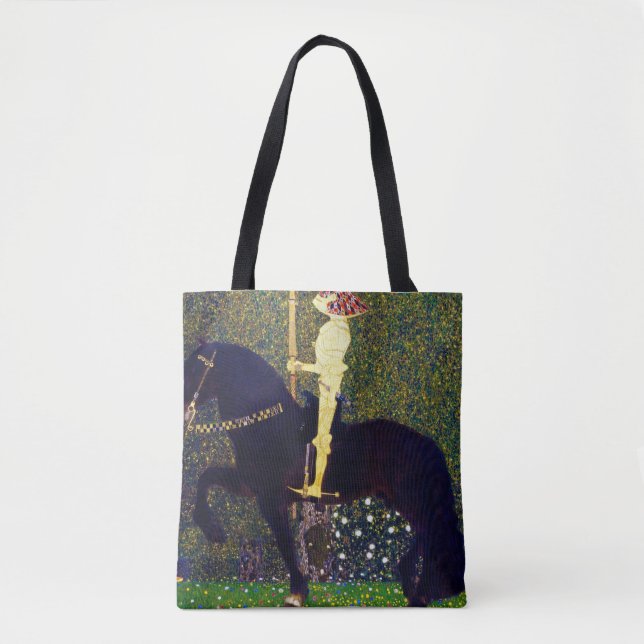 Golden Knight, Gustav Klimt Tote Bag (Front)