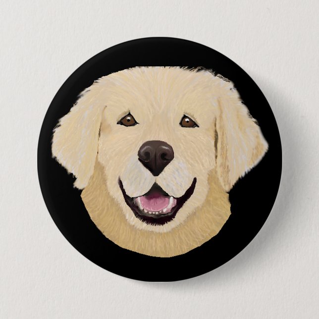 Golden Lab Button (Front)