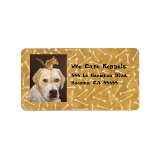 golden lab/chipmunk address labels