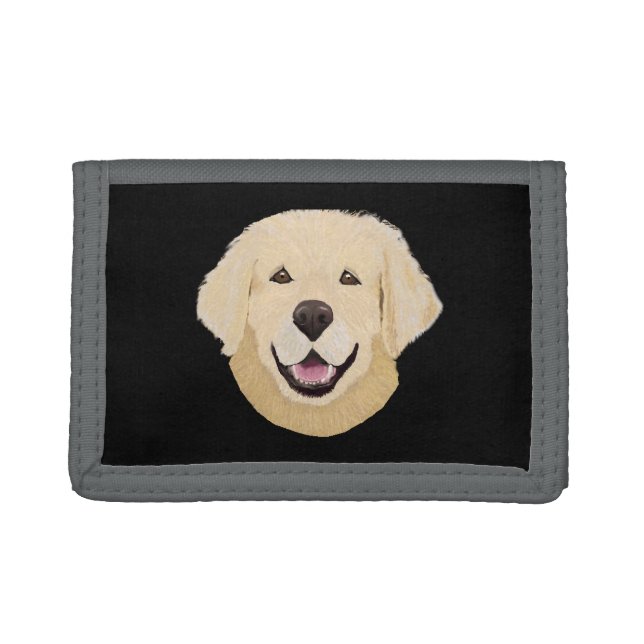 Golden Lab Trifold Wallet (Front)