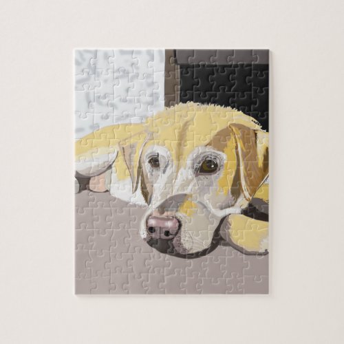 Golden Labrador  8 X 0 110 pieces Jigsaw Puzzle