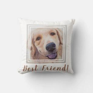 Golden Labrador Dog Throw Pillow