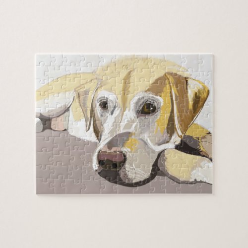 Golden Labrador Jigsaw Puzzle