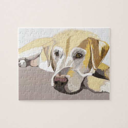 Golden Labrador Jigsaw Puzzle