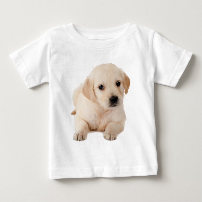 Golden Labrador Puppy Baby T-Shirt (Front)