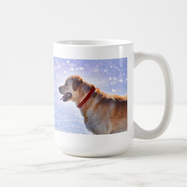 Golden Labrador Retriever Dog-lover Gift Coffee Mug (Right)
