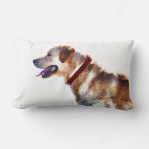Golden Labrador Retriever Dog-lover Gift Lumbar Pillow